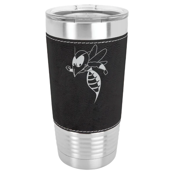 LeTourneau University Polar Camel 20 oz. Leatherette Grip Tumbler with Standard Lid