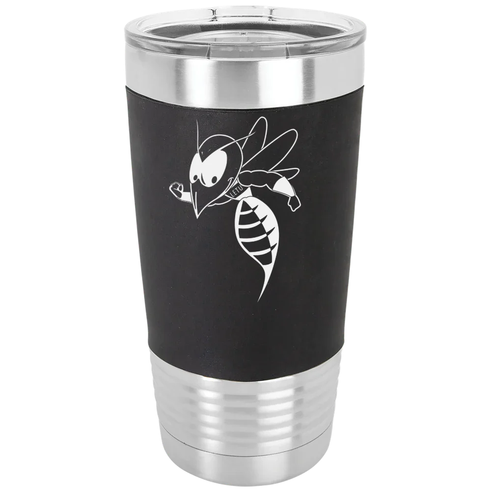 LeTourneau University Polar Camel 20 oz. Silicone Grip Tumbler with Standard Lid