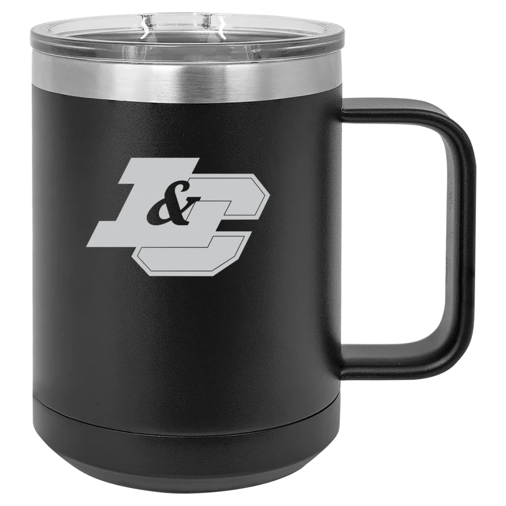 Lewis & Clark College Polar Camel 15 oz. Mug with Slider Lid