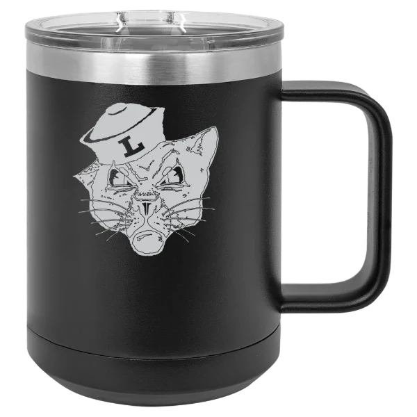 Linfield University Polar Camel 15 oz. Mug with Slider Lid