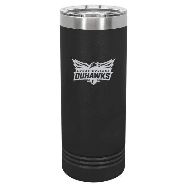 Loras College Polar Camel 22 oz. Skinny Tumbler with Slider Lid