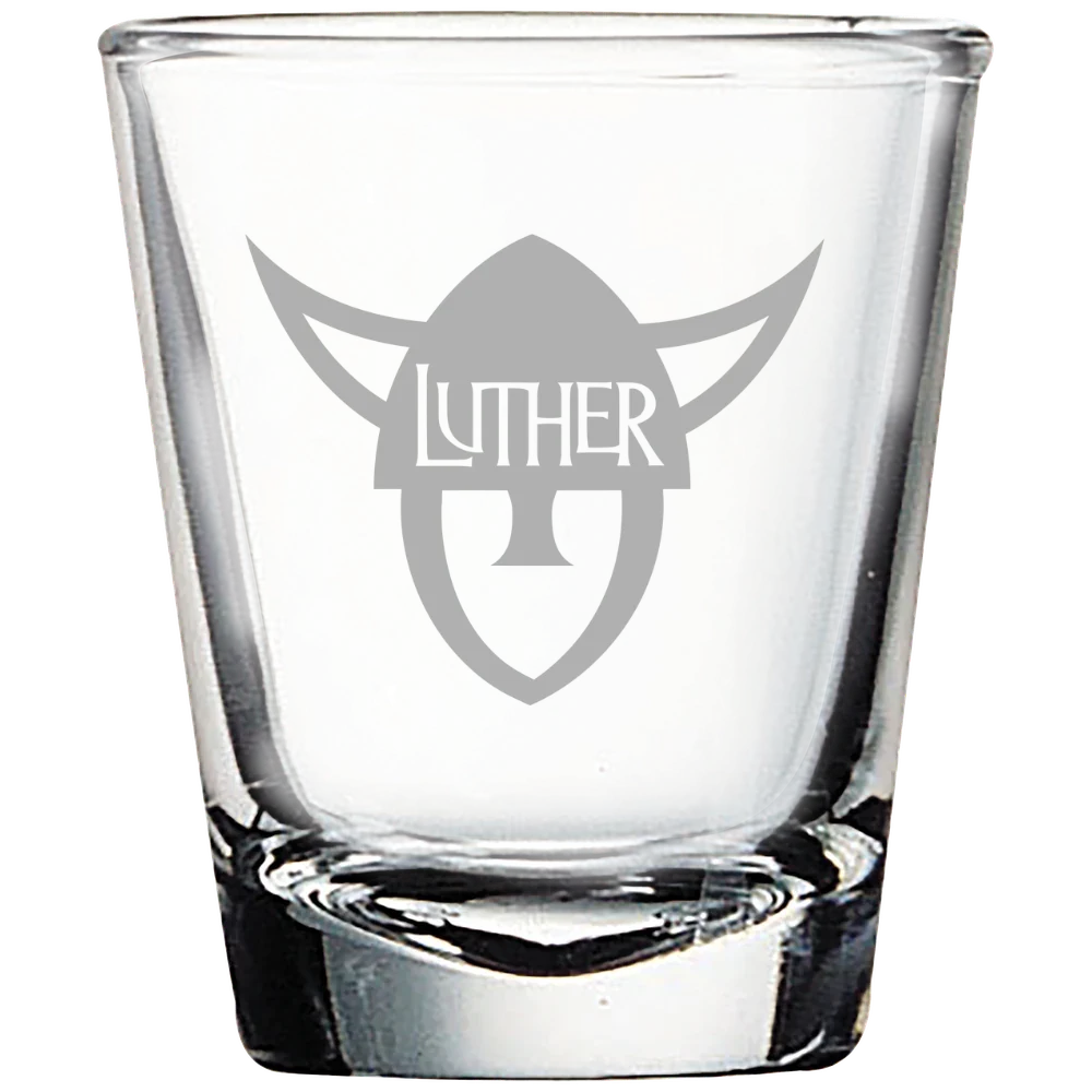 Luther College Polar Camel 1.7 oz. Shot Glass