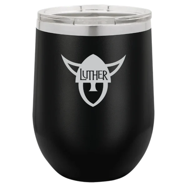 Luther College Polar Camel 12 oz. Stemless Wine Tumbler