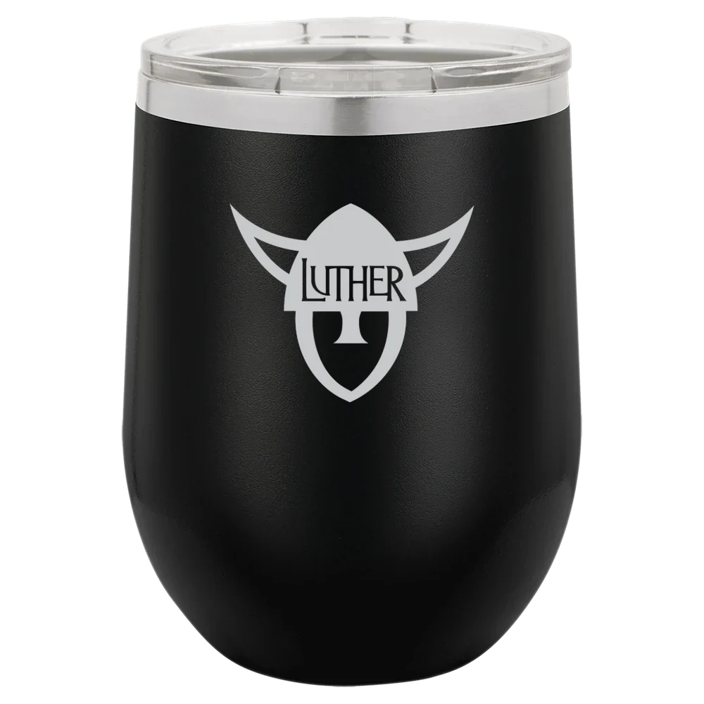 Luther College Polar Camel 12 oz. Stemless Wine Tumbler