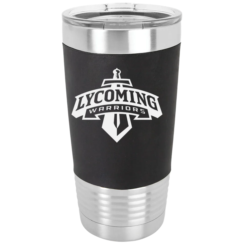 Lycoming College Polar Camel 20 oz. Silicone Grip Tumbler with Standard Lid