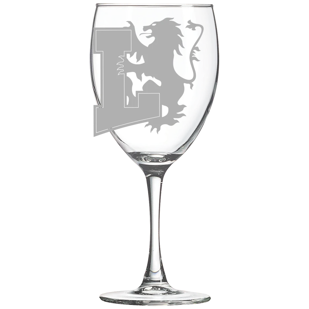Lyon College Polar Camel 10 1/2 oz. Wine Glass