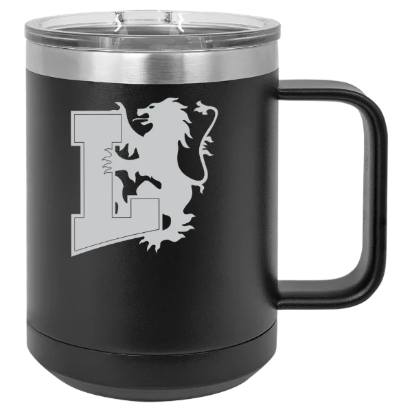 Lyon College Polar Camel 15 oz. Mug with Slider Lid