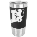 Lyon College Polar Camel 20 oz. Silicone Grip Tumbler with Standard Lid