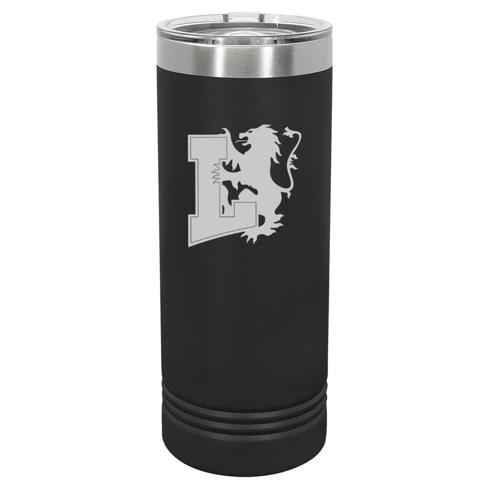 Lyon College Polar Camel 22 oz. Skinny Tumbler with Slider Lid