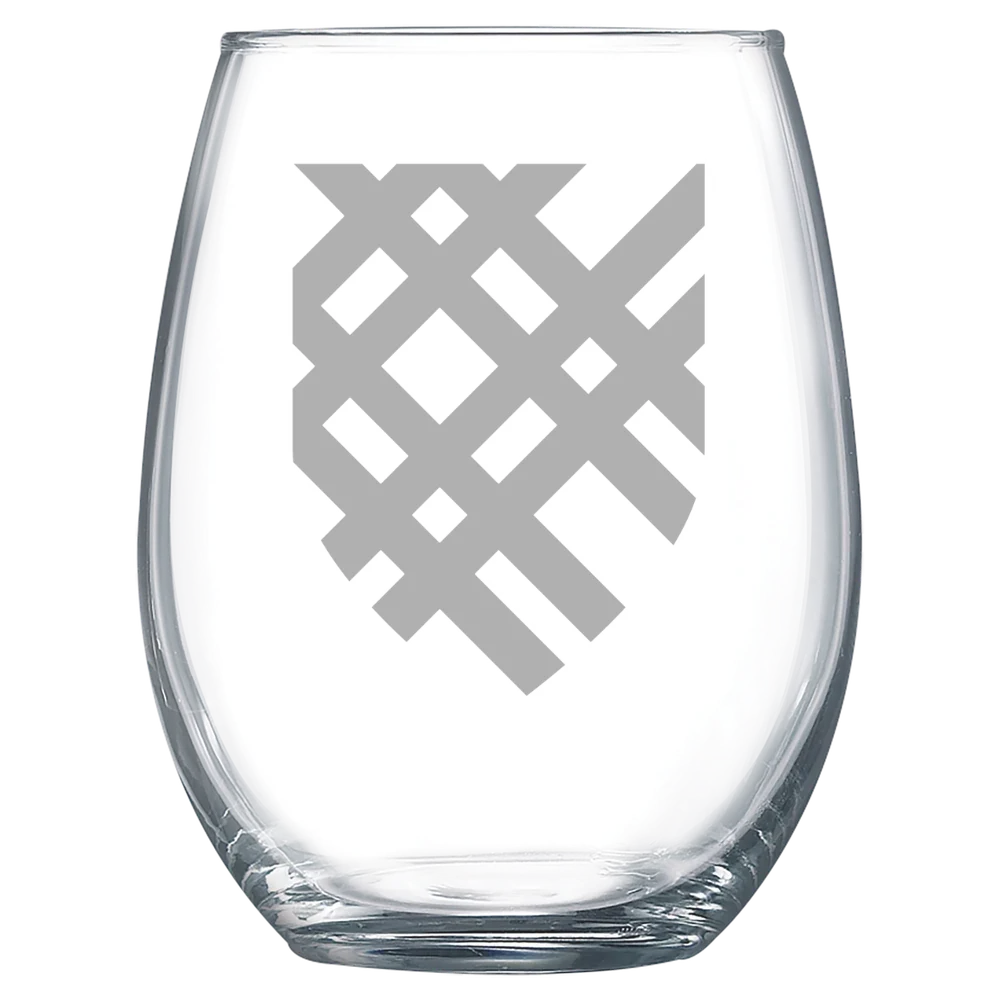 Macalester College Polar Camel 15 oz. Stemless Wine Glass