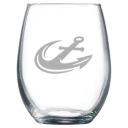 Maine Maritime Academy Polar Camel 9 oz. Stemless Wine Glass