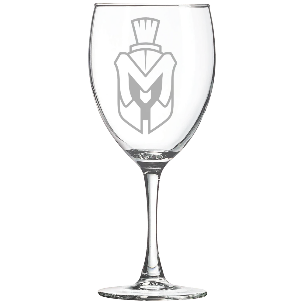 Manchester University Polar Camel 10 1/2 oz. Wine Glass