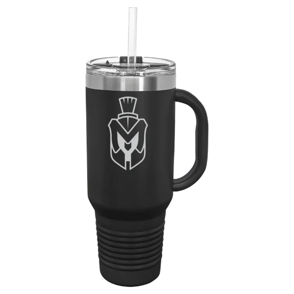 Manchester University Polar Camel 40 oz. Travel Mug with Snap Lid & Straw