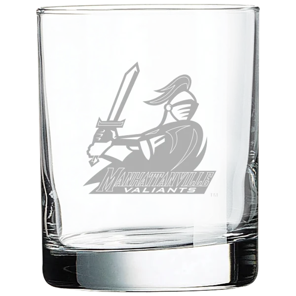 Manhattanville University Polar Camel 10 1/2 oz. On The Rocks Glass