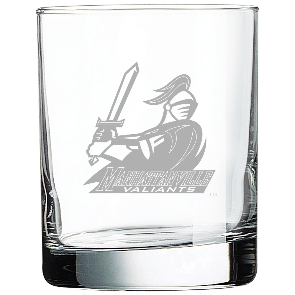 Manhattanville University Polar Camel 10 1/2 oz. On The Rocks Glass