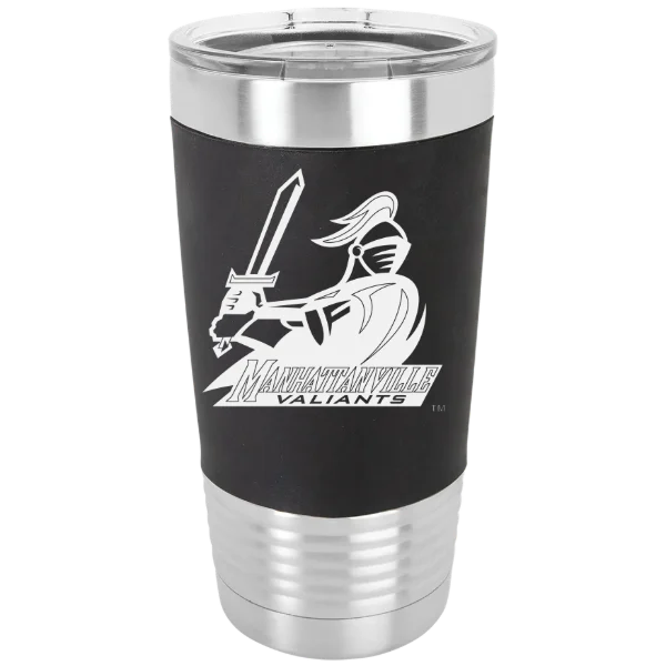 Manhattanville University Polar Camel 20 oz. Silicone Grip Tumbler with Standard Lid