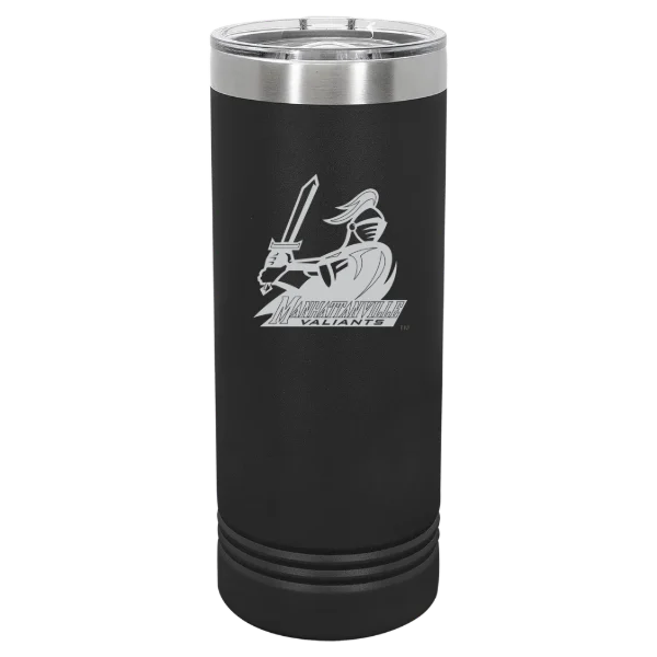 Manhattanville University Polar Camel 22 oz. Skinny Tumbler with Slider Lid