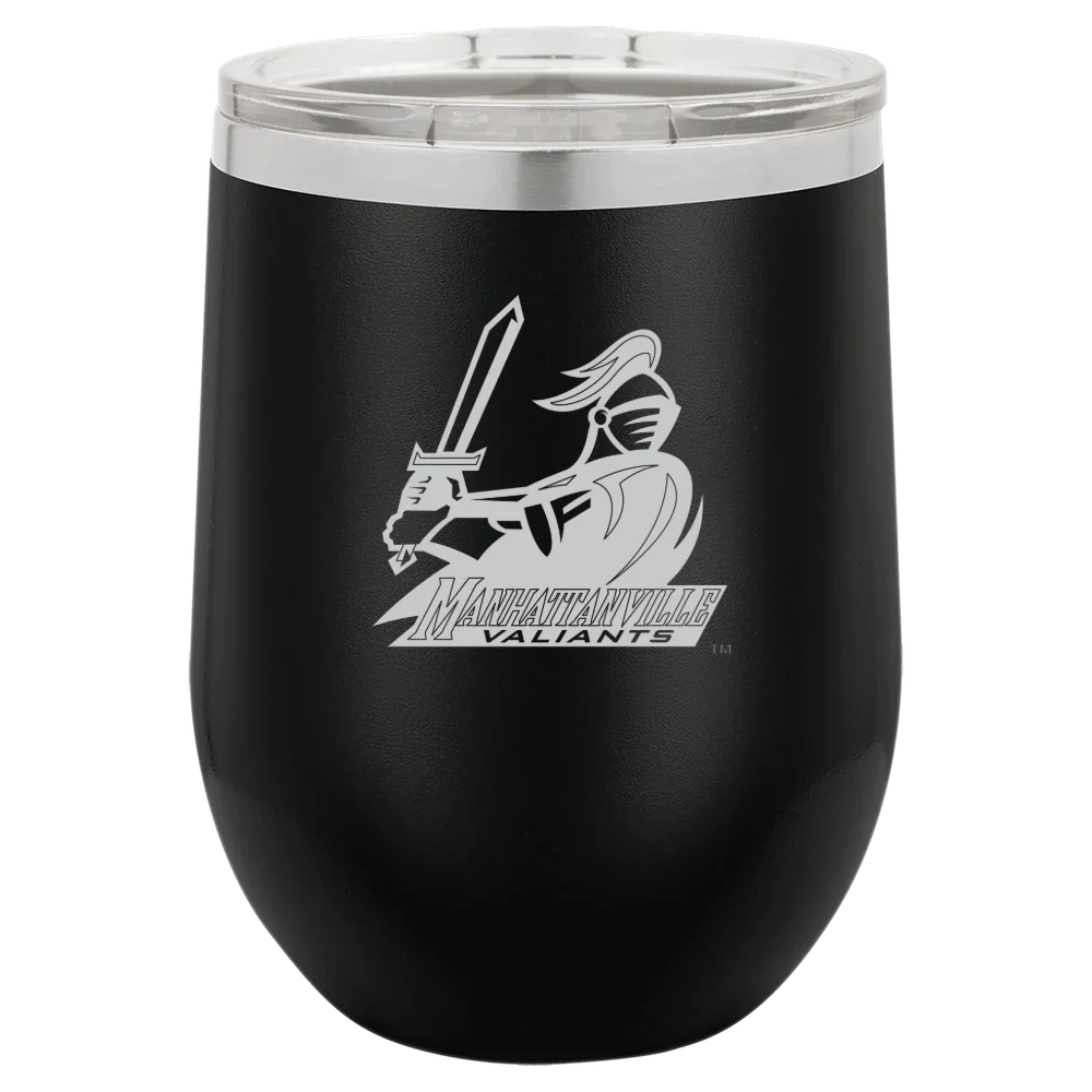 Manhattanville University Polar Camel 12 oz. Stemless Wine Tumbler