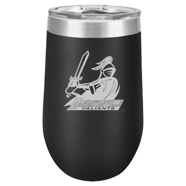 Manhattanville University Polar Camel 16 oz. Stemless Wine Tumbler