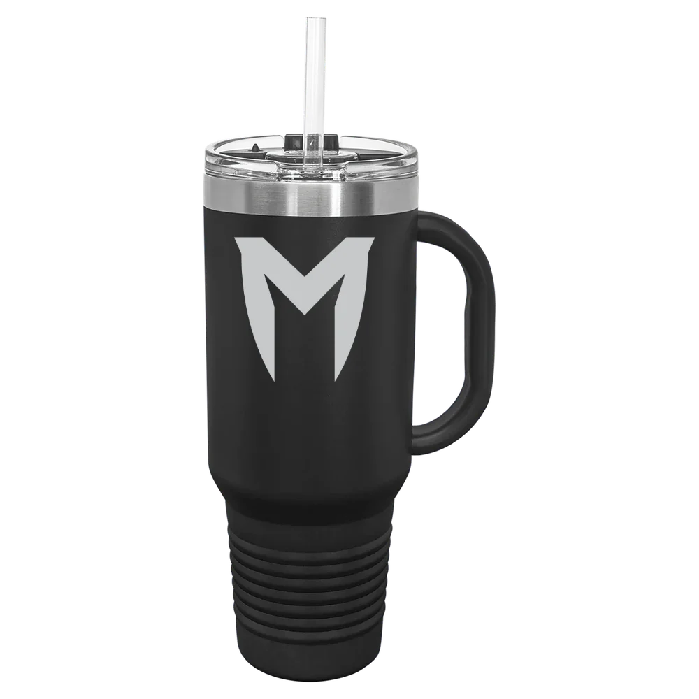 Maranatha Baptist University Polar Camel 40 oz. Travel Mug with Snap Lid & Straw