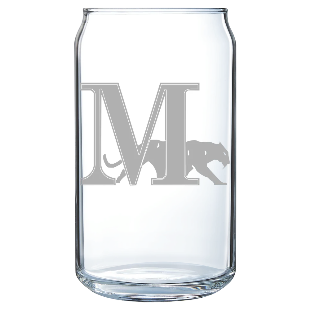 Marian University (Wisconsin) Polar Camel 16 oz. Can Glass