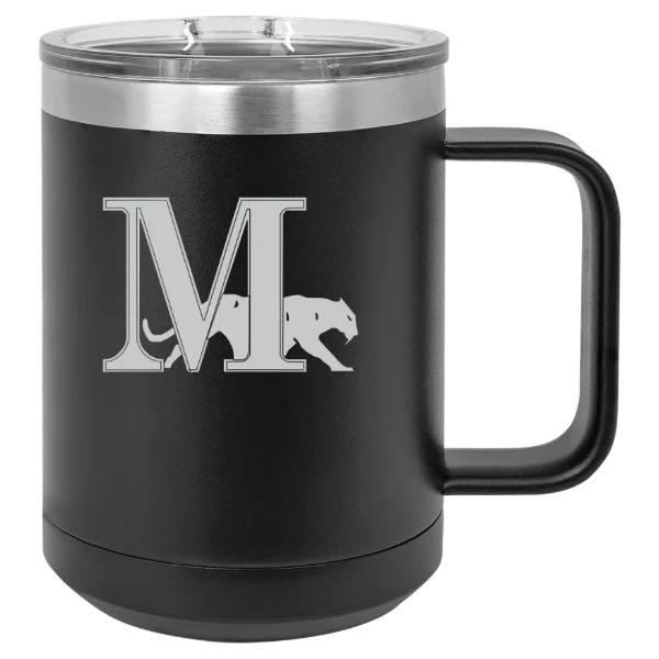 Marian University (Wisconsin) Polar Camel 15 oz. Mug with Slider Lid
