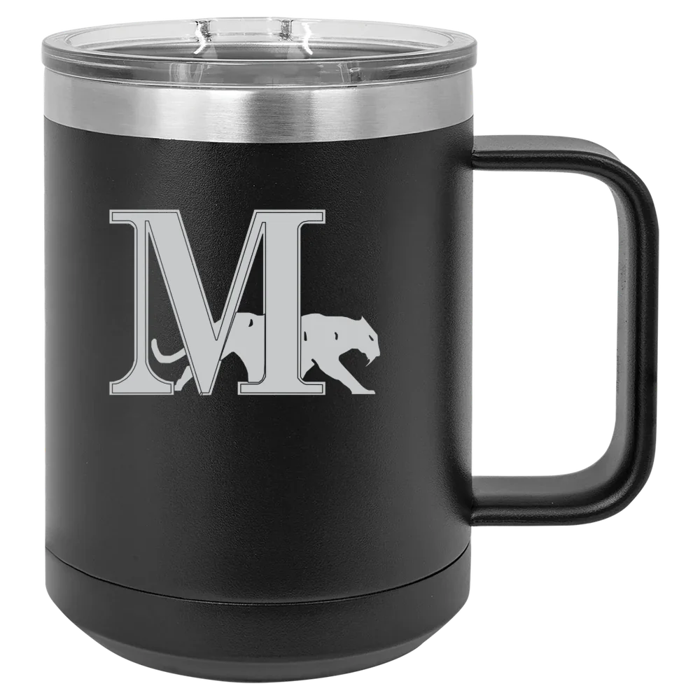 Marian University (Wisconsin) Polar Camel 15 oz. Mug with Slider Lid