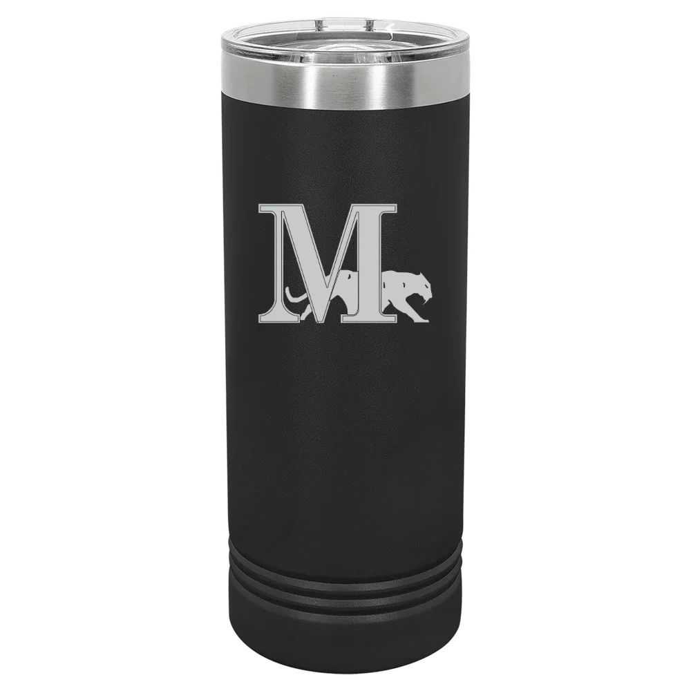 Marian University (Wisconsin) Polar Camel 22 oz. Skinny Tumbler with Slider Lid