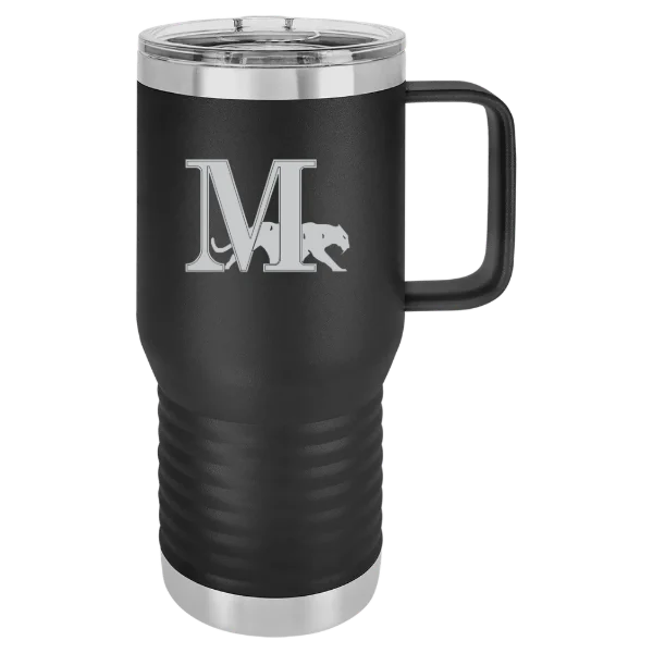 Marian University (Wisconsin) Polar Camel 20 oz. Travel Mug with Slider Lid