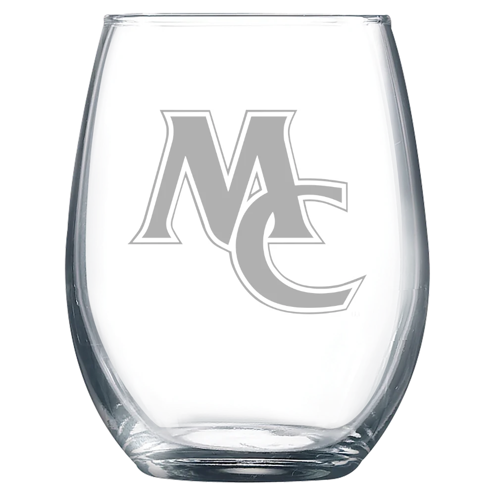 Marietta College Polar Camel 9 oz. Stemless Wine Glass