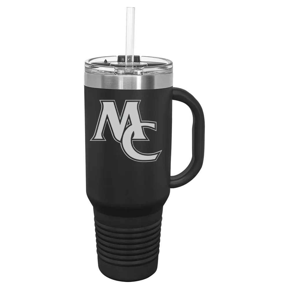 Marietta College Polar Camel 40 oz. Travel Mug with Snap Lid & Straw