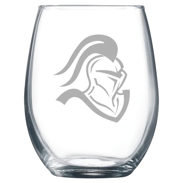 Martin Luther College Polar Camel 9 oz. Stemless Wine Glass