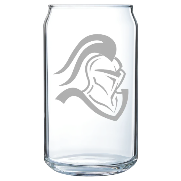 Martin Luther College Polar Camel 16 oz. Can Glass
