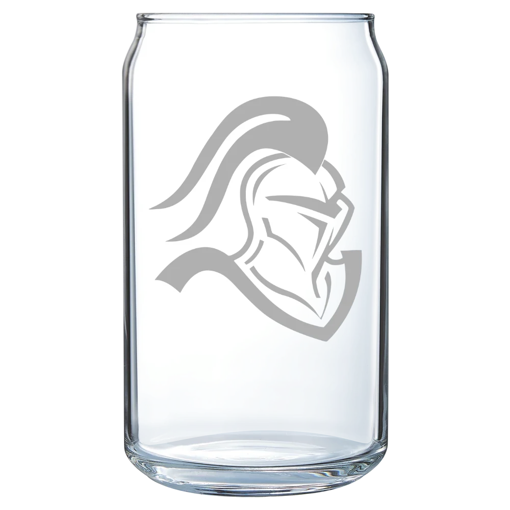 Martin Luther College Polar Camel 16 oz. Can Glass