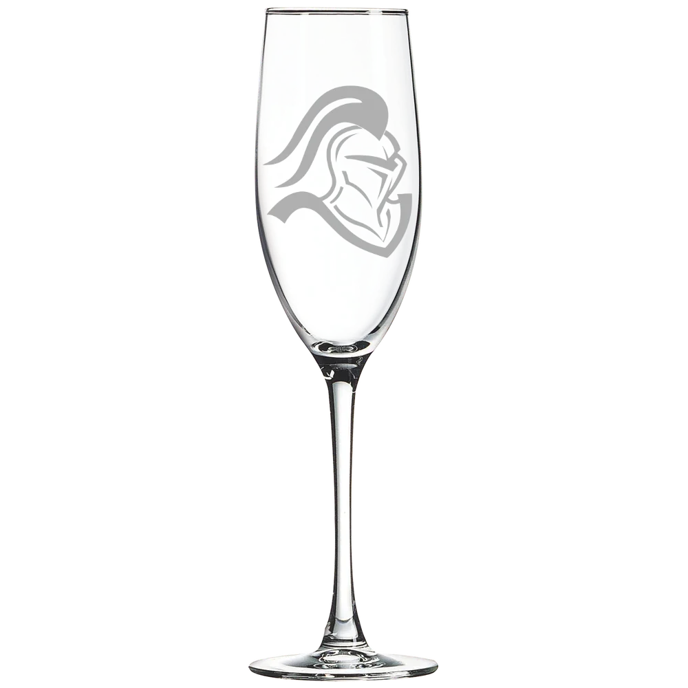 Martin Luther College Polar Camel 8 oz. Champagne Flute