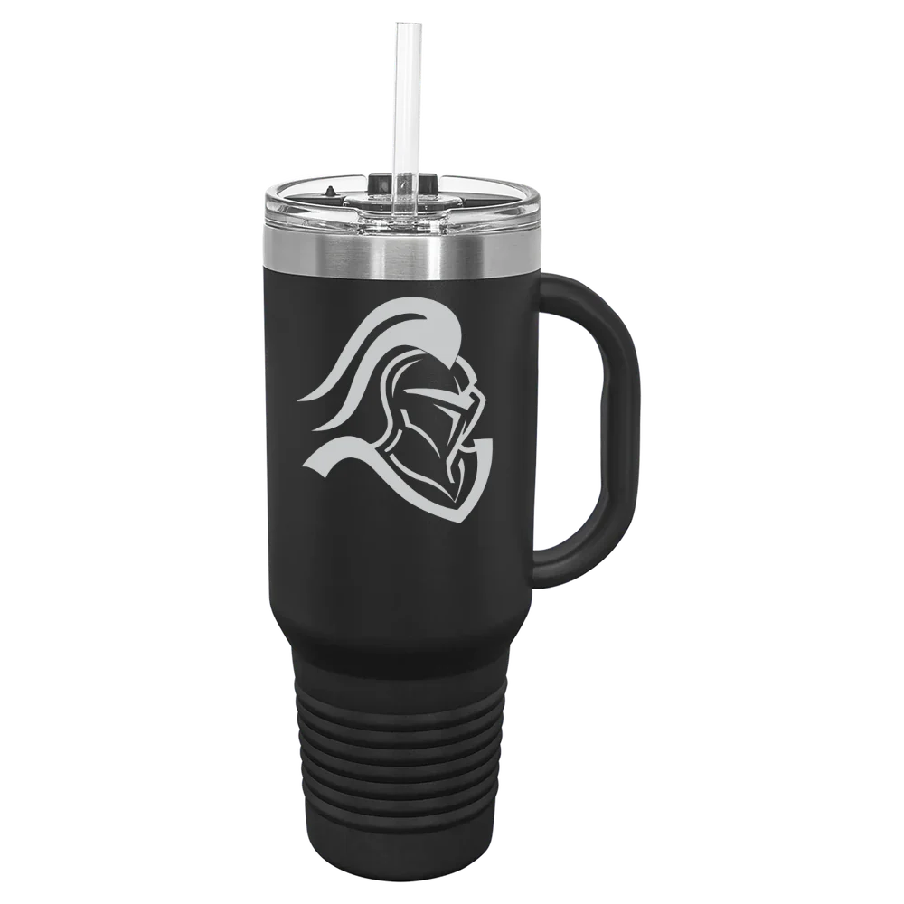 Martin Luther College Polar Camel 40 oz. Travel Mug with Snap Lid & Straw