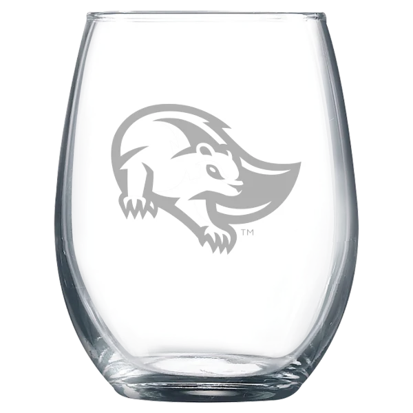 Mary Baldwin University Polar Camel 9 oz. Stemless Wine Glass