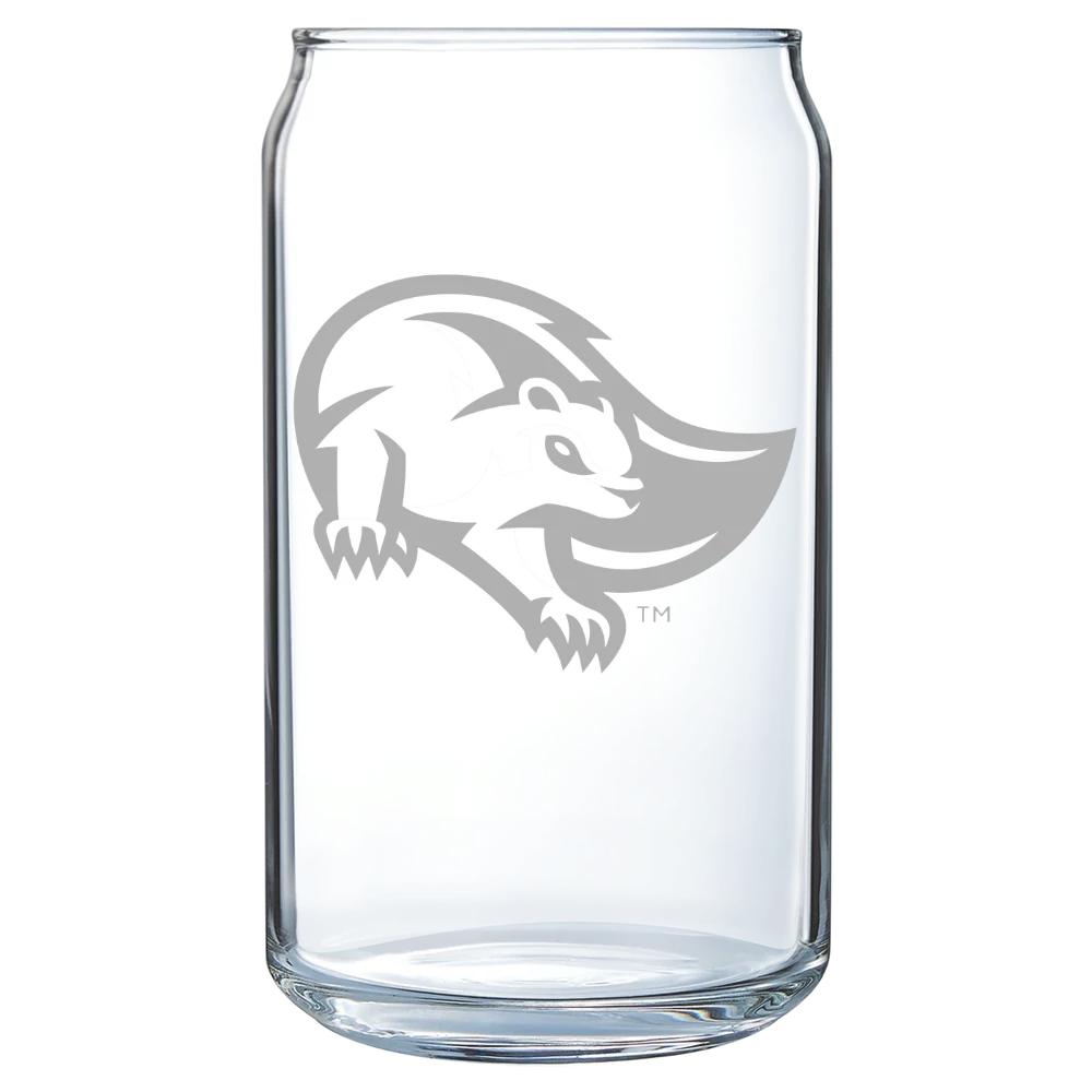 Mary Baldwin University Polar Camel 16 oz. Can Glass
