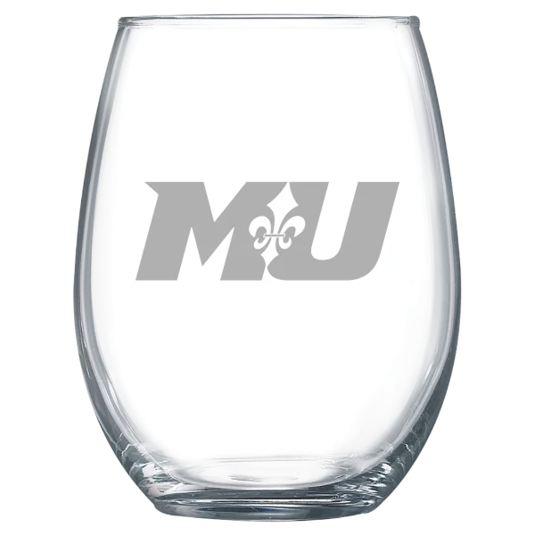 Marymount University (Virginia) Polar Camel 15 oz. Stemless Wine Glass