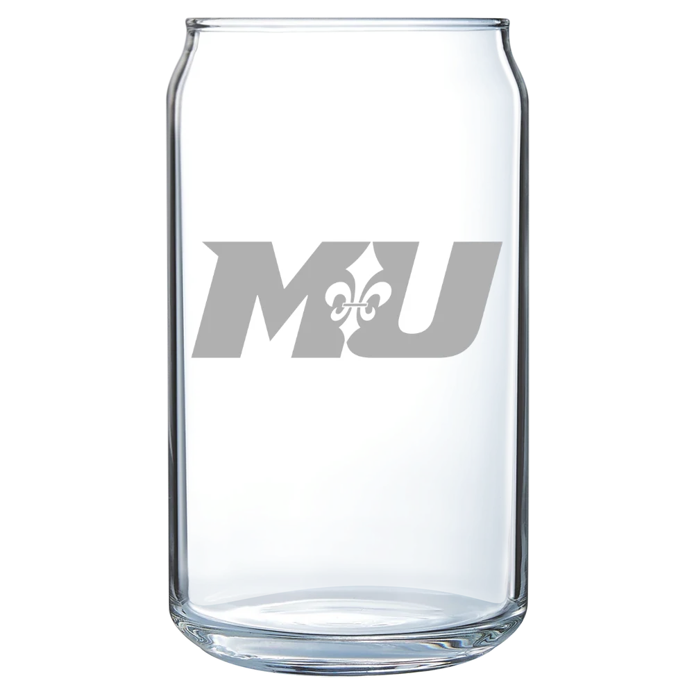 Marymount University (Virginia) Polar Camel 16 oz. Can Glass