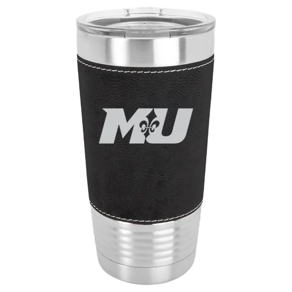 Marymount University (Virginia) Polar Camel 20 oz. Leatherette Grip Tumbler with Standard Lid