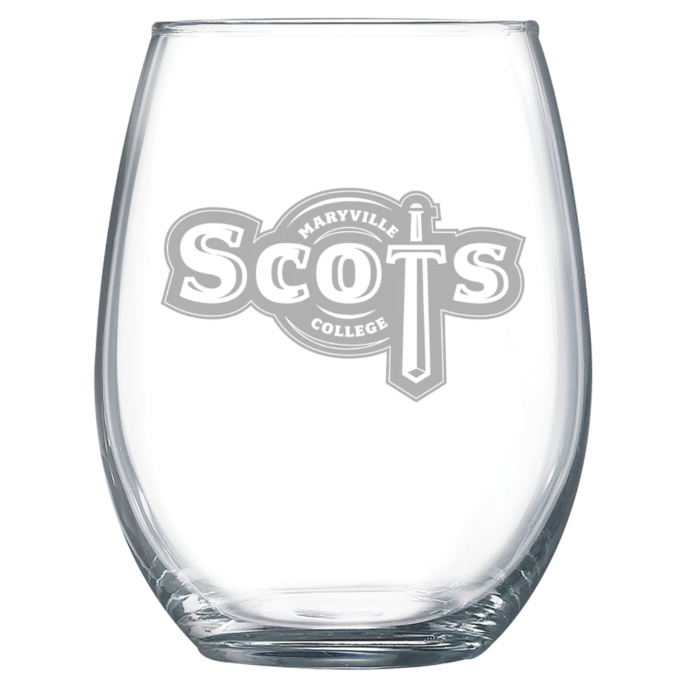 Maryville College (Tennessee) Polar Camel 15 oz. Stemless Wine Glass