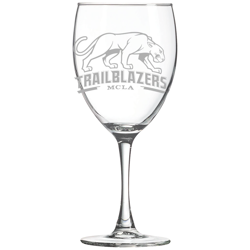Massachusetts College of Liberal Arts Polar Camel 10 1/2 oz. Wine Glass