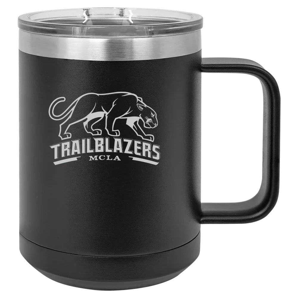Massachusetts College of Liberal Arts Polar Camel 15 oz. Mug with Slider Lid