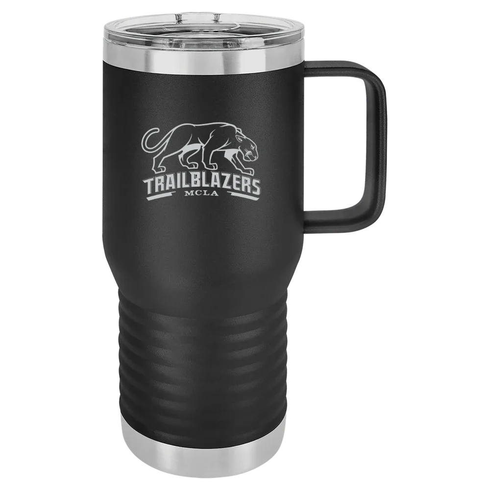 Massachusetts College of Liberal Arts Polar Camel 20 oz. Travel Mug with Slider Lid