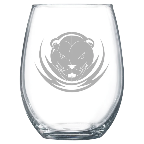 Massachusetts Institute of Technology Polar Camel 15 oz. Stemless Wine Glass
