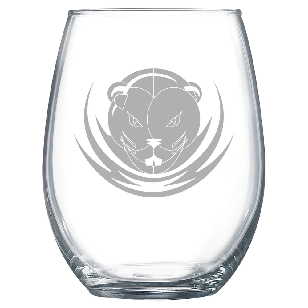 Massachusetts Institute of Technology Polar Camel 15 oz. Stemless Wine Glass