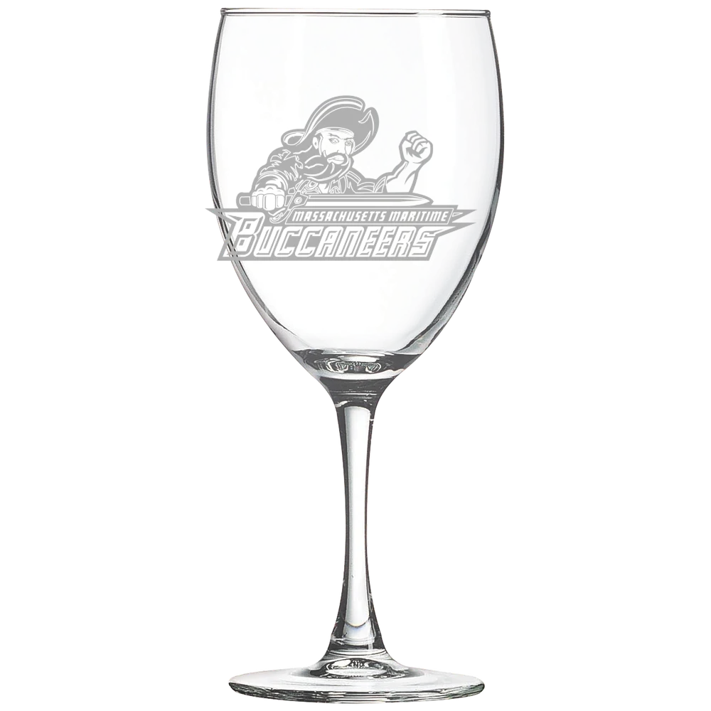 Massachusetts Maritime Academy Polar Camel 10 1/2 oz. Wine Glass