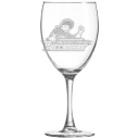 Massachusetts Maritime Academy Polar Camel 10 1/2 oz. Wine Glass