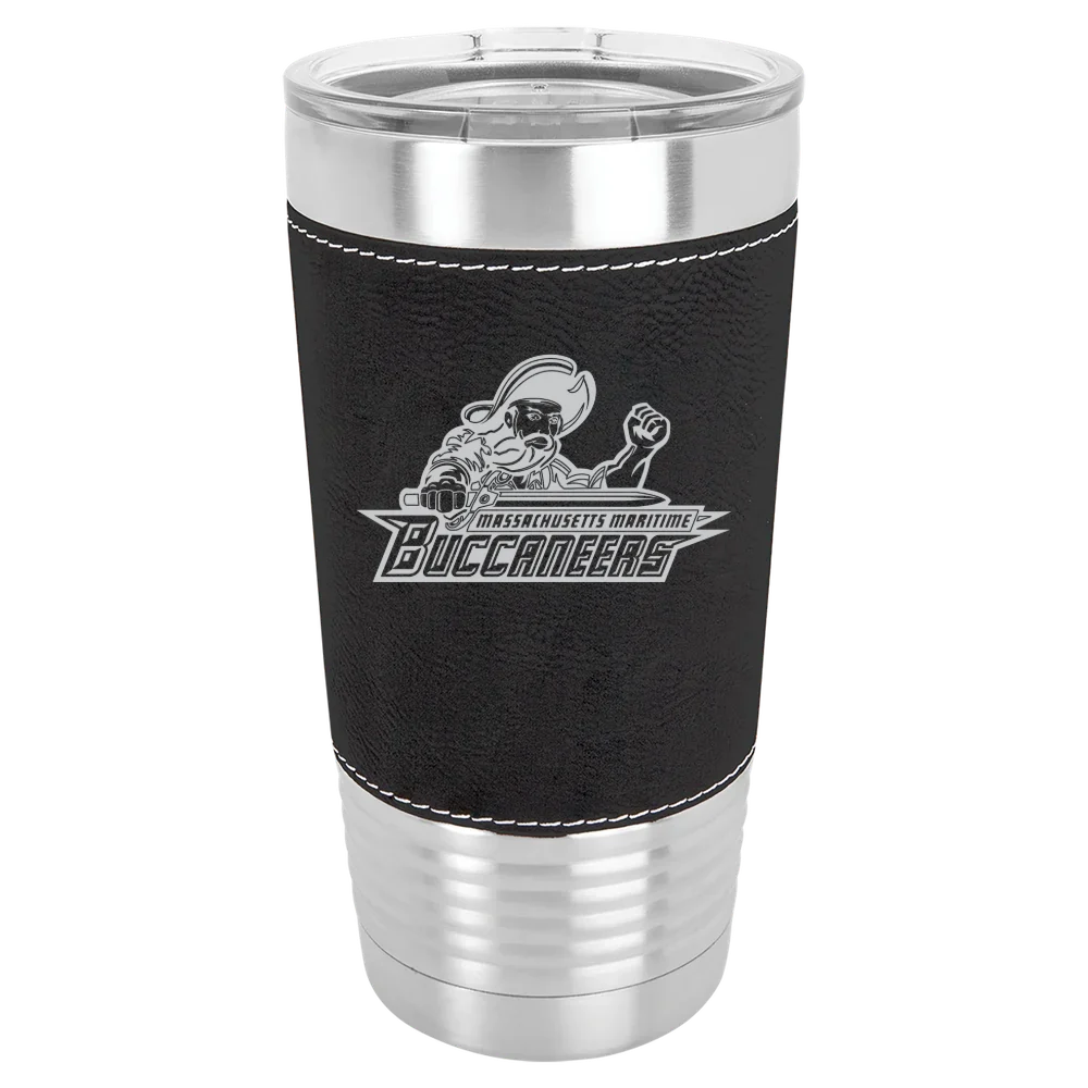 Massachusetts Maritime Academy Polar Camel 20 oz. Leatherette Grip Tumbler with Standard Lid